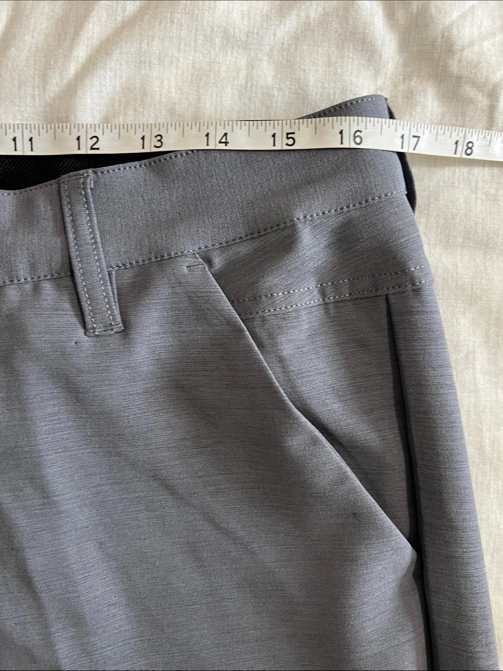 BYLT Pants Mens 34x31 Gray Kinetic 2.0 Slim Stretch Chino Casual Golf Travel - Picture 5 of 10